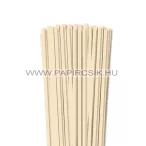   XL balenie - 6mm krémová papierové prúžky na quilling (240 ks, 49 cm)