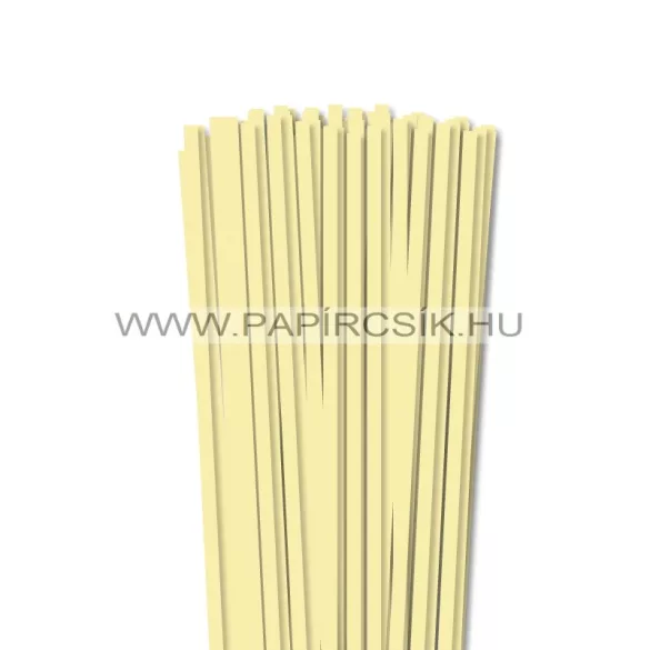 XL balenie - 6mm svetložltá papierové prúžky na quilling (240 ks, 49 cm)