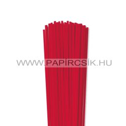   4mm červená papierové prúžky na quilling (110 ks, 49 cm)