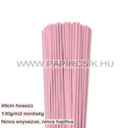 3mm ružová papierové prúžky na quilling (120 ks, 49 cm)