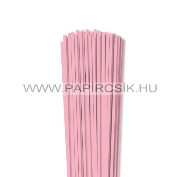 4mm ružová papierové prúžky na quilling (110 ks, 49 cm)