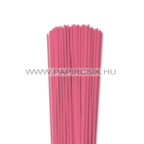 3mm stredne ružová papierové prúžky na quilling (120 ks, 49 cm)