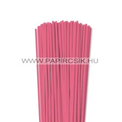   4mm stredne ružová papierové prúžky na quilling (110 ks, 49 cm)