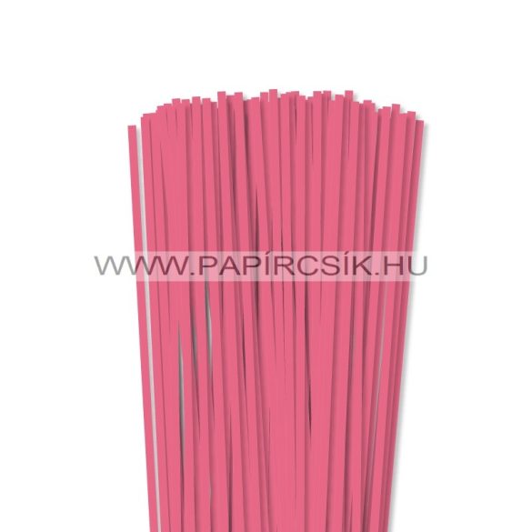 5mm stredne ružová papierové prúžky na quilling (100 ks, 49 cm)