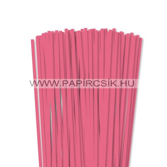 6mm stredne ružová papierové prúžky na quilling (90 ks, 49 cm)