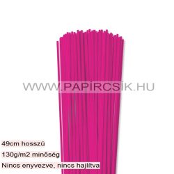 3mm Pink papierové prúžky na quilling (120 ks, 49 cm)