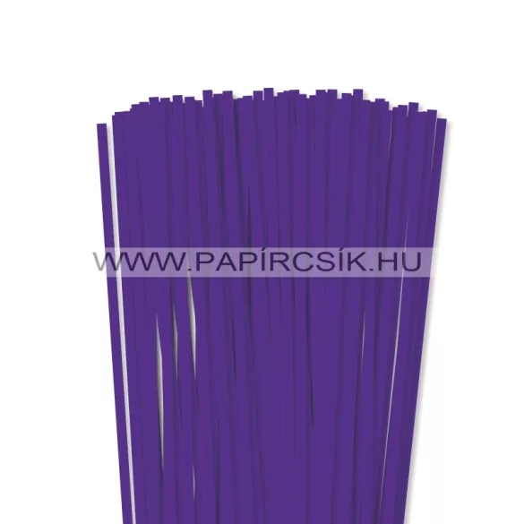 XL balenie - 6mm fialková papierové prúžky na quilling (240 ks, 49 cm)