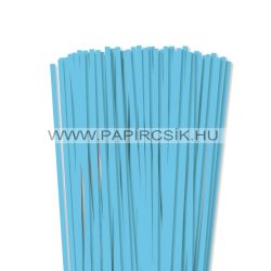   6mm nebeská modrá papierové prúžky na quilling (90 ks, 49 cm)