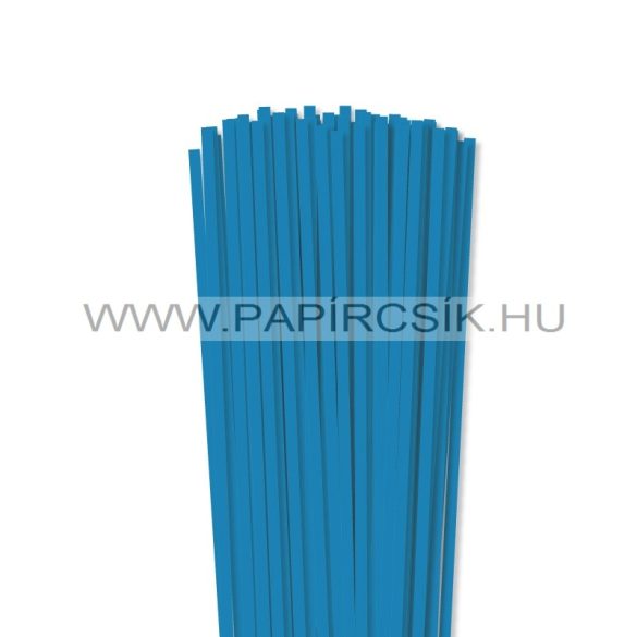 5mm modrá papierové prúžky na quilling (100 ks, 49 cm)