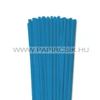   XL balenie - 6mm modrá papierové prúžky na quilling (240 ks, 49 cm)