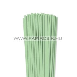  5mm stredne zelená papierové prúžky na quilling (100 ks, 49 cm)
