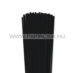 5mm čierna papierové prúžky na quilling (100 ks, 49 cm)