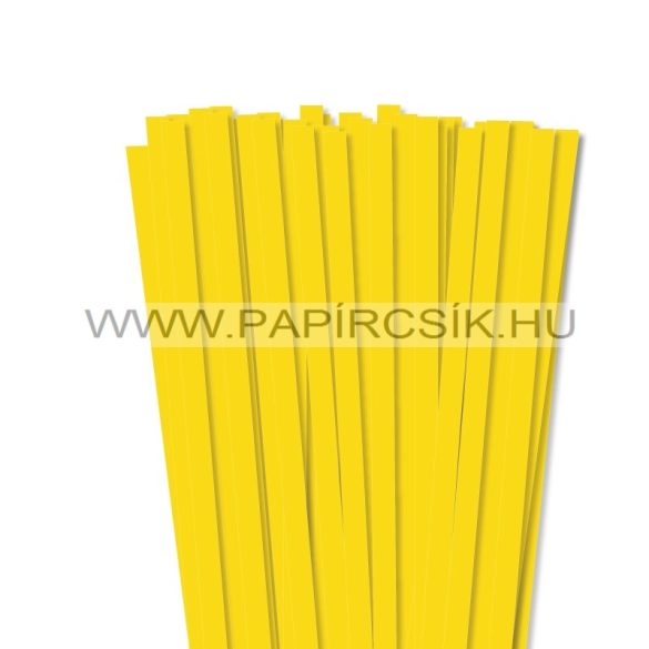 10mm žltá papierové prúžky na quilling (50 ks, 49 cm)