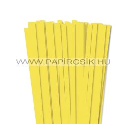   10mm citrónová papierové prúžky na quilling (50 ks, 49 cm)