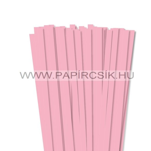 10mm ružová papierové prúžky na quilling (50 ks, 49 cm)