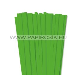   10mm trávovo zelená papierové prúžky na quilling (50 ks, 49 cm)