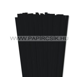 10mm čierna papierové prúžky na quilling (50 ks, 49 cm)