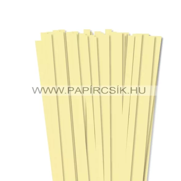 XL balenie - 10mm svetložltá papierové prúžky na quilling (150 ks, 49 cm)