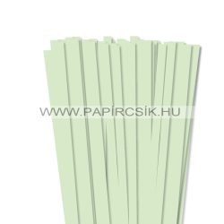   10mm svetlozelená papierové prúžky na quilling (50 ks, 49 cm)