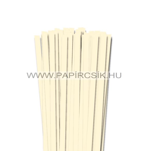 10mm slonovinová papierové prúžky na quilling (50 ks, 49 cm)