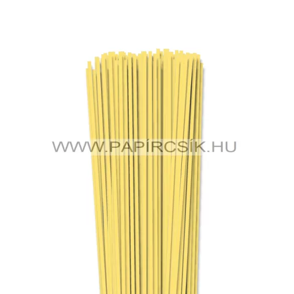 XL balenie - 3mm kanáriková žltá papierové prúžky na quilling (240 ks, 49 cm)