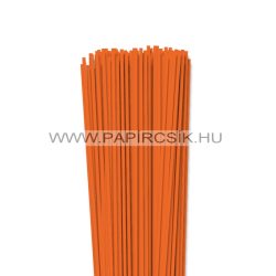   3mm svetlo oranžová papierové prúžky na quilling (120 ks, 49 cm)