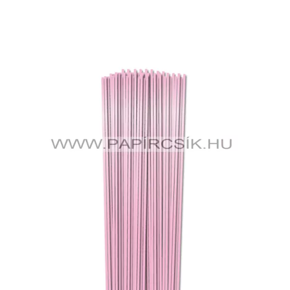 Rózsaszín METÁL, 3mm-es quilling papírcsík (100 db, 49cm)