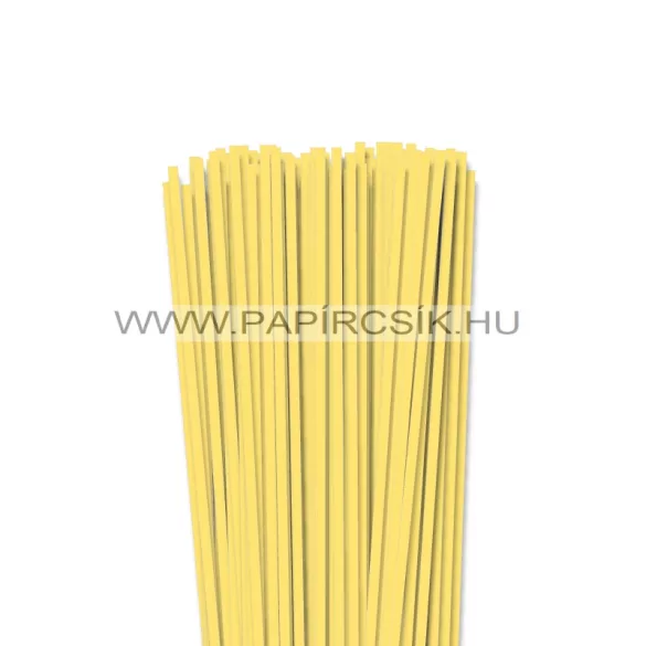 XL balenie - 4mm kanáriková žltá papierové prúžky na quilling (240 ks, 49 cm)