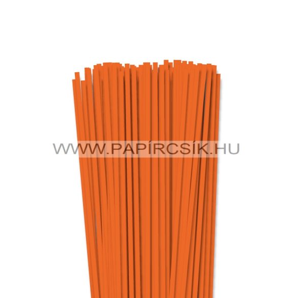 4mm svetlo oranžová papierové prúžky na quilling (110 ks, 49 cm)