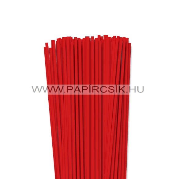 4mm korálovo červená  papierové prúžky na quilling (110 ks, 49 cm)