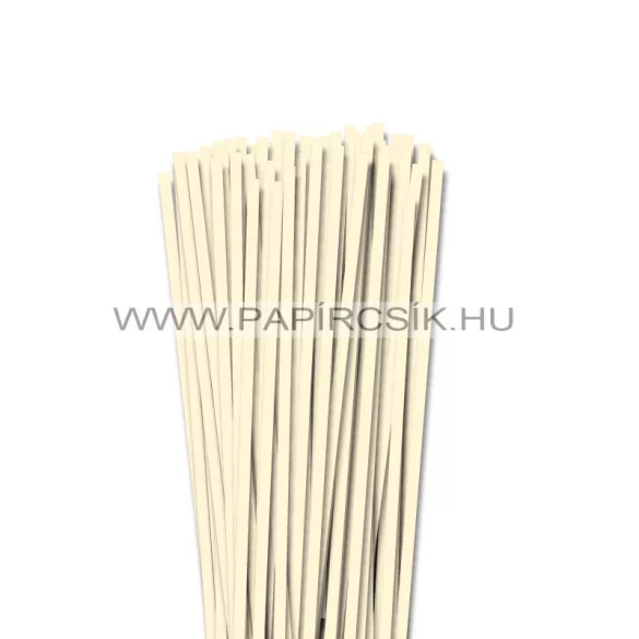 5mm slonovinová papierové prúžky na quilling (100 ks, 49 cm)