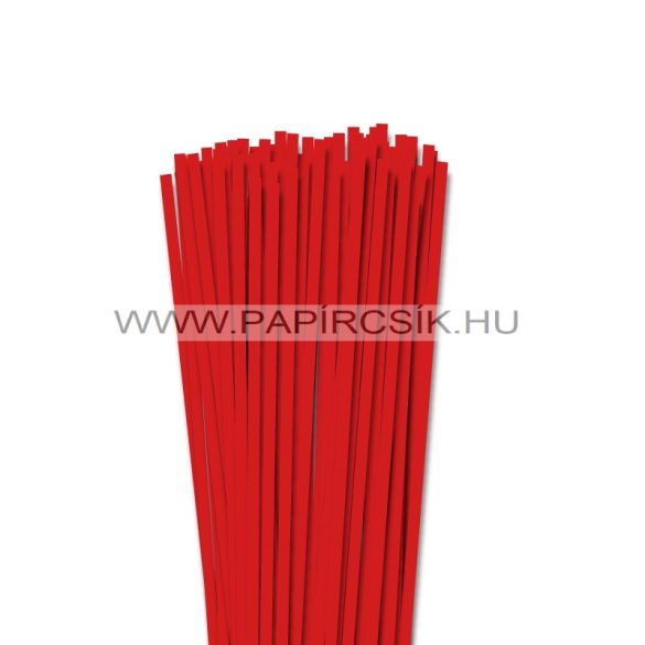 5mm korálovo červená  papierové prúžky na quilling (100 ks, 49 cm)