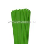 5mm zelená  papierové prúžky na quilling (100 ks, 49 cm)