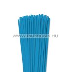   5mm azúrovo modrá papierové prúžky na quilling (100 ks, 49 cm)