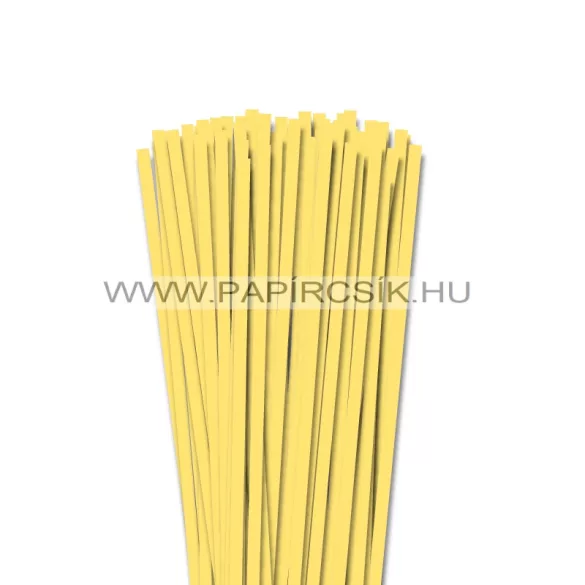 XL balenie - 6mm kanáriková žltá papierové prúžky na quilling (240 ks, 49 cm)