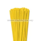   XL balenie - 6mm žltá banánová papierové prúžky na quilling (240 ks, 49 cm)