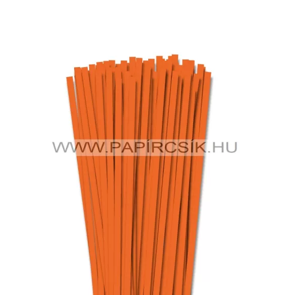 XL balenie - 6mm svetlo oranžová papierové prúžky na quilling (240 ks, 49 cm)