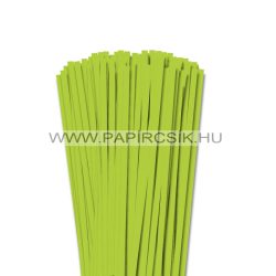   6mm jarná zelená papierové prúžky na quilling (90 ks, 49 cm)