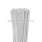   XL balenie - 6mm svetlošedá papierové prúžky na quilling (240 ks, 49 cm)