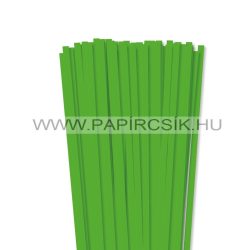   7mm trávovo zelenápapierové prúžky na quilling (80 ks, 49 cm)