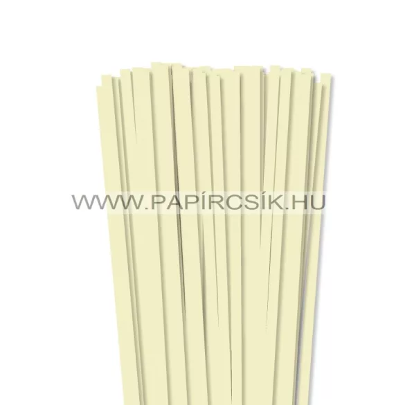 XL balenie - 7mm vaniliapapierové prúžky na quilling (240 ks, 49 cm)