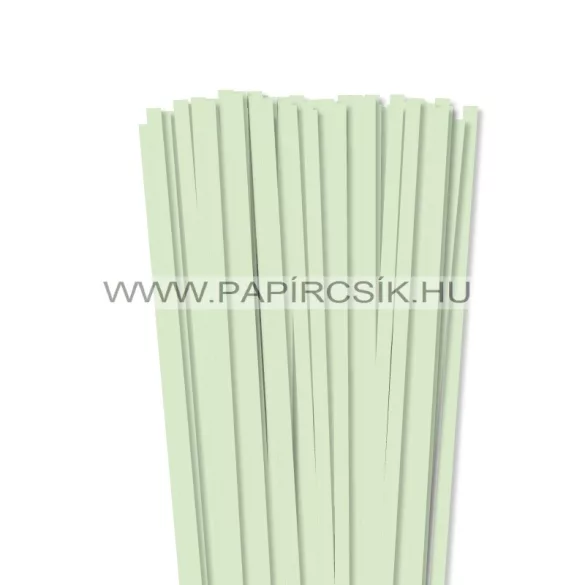 XL balenie - 7mm svetlozelenápapierové prúžky na quilling (240 ks, 49 cm)