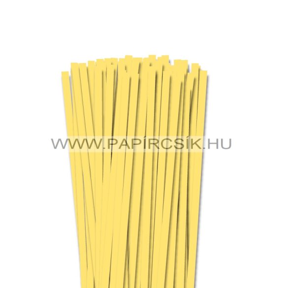 7mm kanáriková žltá papierové prúžky na quilling (80 ks, 49 cm)