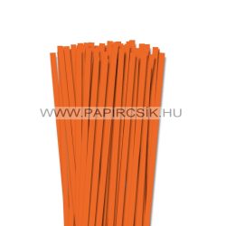   7mm svetlo oranžová papierové prúžky na quilling (80 ks, 49 cm)
