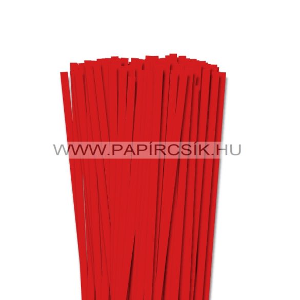 7mm korálovo červená  papierové prúžky na quilling (80 ks, 49 cm)