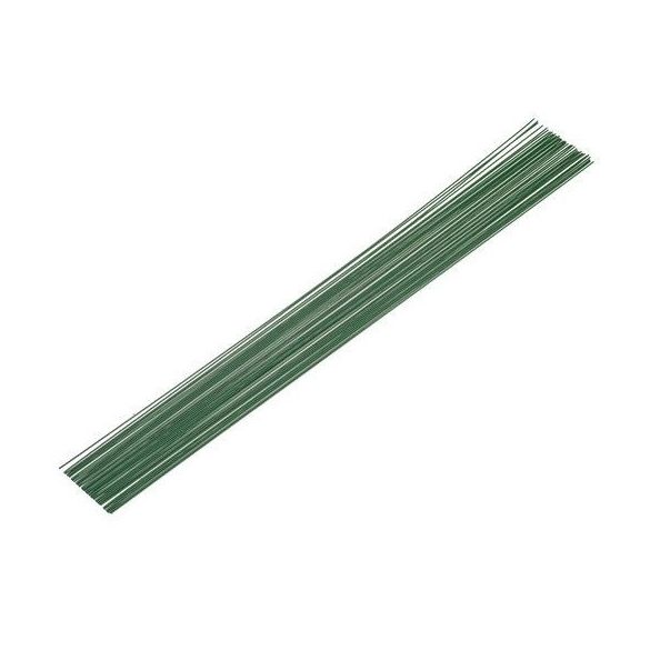 Zelený aranžovací drôt 0,9mm/350 mm, 10 ks