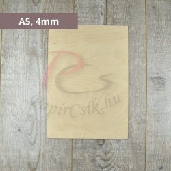 Lisovaná drevená doska 16x16cm,  3mm, 1ks)